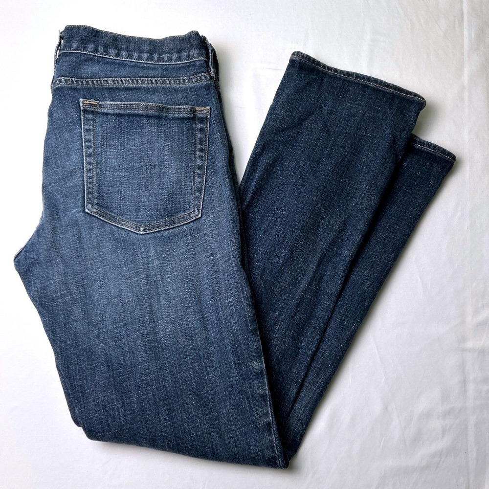 J.Crew Women Matchstick Low Rise Straight Leg Jeans Blue Size 30/10S Y2K Stretch